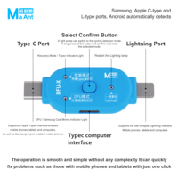 Outil de récupération DFU MaAnt DFU-X, entrée automatique en mode DFU pour iPhone, iPad, Samsung, mode minage, outil de réparation et de réinitialisation en un clic