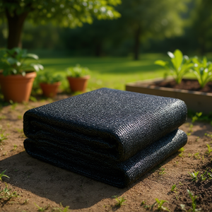 Malla de sombreo negra premium de 10 pies x 10 pies para jardín, con sombreado solar eficiente - Product Image 2