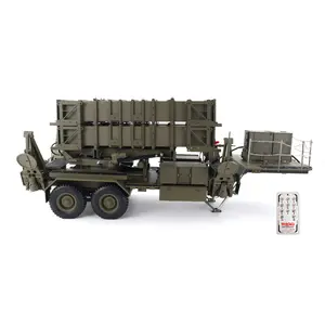 Высокая симуляция дистанционное управление военный грузовик HG-P805 армейский зеленый 1/12 ракетные автомобилей (комплект) RC военное транспортное средство