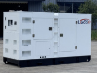 Groupe électrogène diesel LINGGE avec moteur Perkins 60 KVA 50 kW Super Silencieux 380V Alimentation de secours domestique