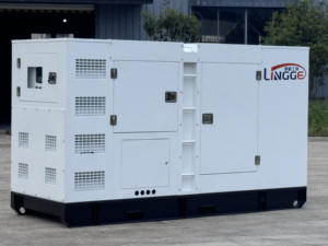Groupe électrogène diesel LINGGE avec moteur Perkins 60 <span class=keywords><strong>KVA</strong></span> 50 <span class=keywords><strong>kW</strong></span> Super Silencieux 380V Alimentation de secours domestique - Product Image 2