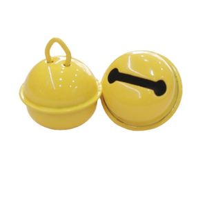 Campana Redonda de 22mm Color Caramelo para Mascotas, Accesorio DIY para Llavero, Campana Colgante de Navidad - Product Image 5