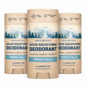 Desodorante Natural para Hombre |   Barra Desodorante Sin Aluminio |   Aroma de Cascadas Frescas |   Marca Privada OEM - Product Image 1