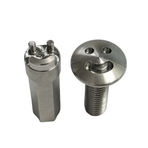 Mecanizado personalizado M5 M6 <span class=keywords><strong>M8</strong></span> Acero inoxidable OEM Cabeza Acabado liso <span class=keywords><strong>Perno</strong></span> personalizado Tornillo de seguridad y <span class=keywords><strong>perno</strong></span> antirrobo - Product Image 4