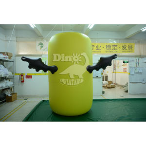 Venta directa de fábrica hombre bailando y globo decoración inflable volar Halloween vacaciones inflable gárgola diablo para fiesta - Product Image 5