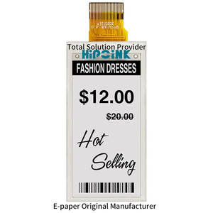 Hipoink E-Paper ของแท้ผู้ผลิตหน้าจอแสดงผล E-Ink พลังงานต่ำการมองเห็นได้ชัดสูงโมดูล OEM ODM E-Paper EPD 122x250 SPI - Product Image 1