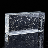 Transparent K9 cristal verre brique bloc décoratif
