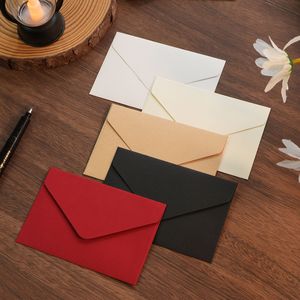 Vintage European Style Kraft Paper <strong>Envelope</strong> Black and White Business Card Invitation and Gift Window <strong>Envelope</strong> - Product Image 6