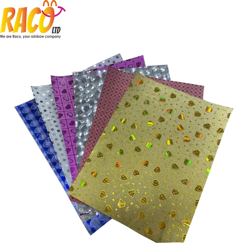 Raco laminated self adhesive glitter film self adhesive film contact paper gift wrapping paper