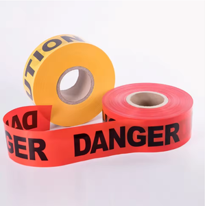 Tùy chỉnh in màu Vàng <span class=keywords><strong>PE</strong></span> cảnh báo băng cho an toàn thận trọng rào cản xây dựng trang web nguy hiểm đánh dấu và kiểm soát đám đông - Product Image 3