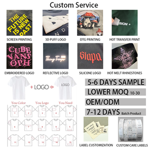 T-shirt en coton épais surdimensionné avec graphique Dove Lightning, délavage minéral vintage, personnalisable avec logo, couleur et tissu, fabrication OEM ODM - Product Image 2
