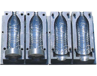 Machine de soufflage de bouteilles semi-automatique AK-32, deux souffleurs, un four, 2000 BPH, machine de moulage par étirage de bouteilles en plastique PET