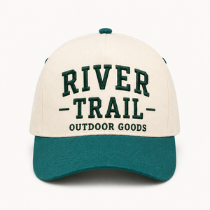 Custom Logo 5 Panels Freedom Style Color Matching Cotton Retro Snapback God Is Good Baseball Hat With Wave Point Brim - Product Image 2