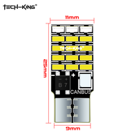 LED T10 3014 30SMD Kennzeichenbeleuchtung Neue CANBUS Auto-Decoder-Lampen Aluminiumlegierung Breitenmarkierungsleuchte Leselampen