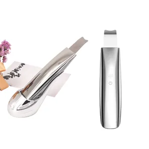 new electric ultrasound facial skin scrubber professional ultrasonic peeling face spatula machine