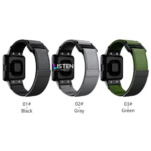 Échantillons gratuits, bracelet de montre réglable Sport en Nylon pour Garmin Forerunner 35