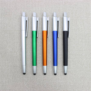 <span class=keywords><strong>3</strong></span>-in-1 Smart Stylus Kugelschreiber Benutzer definierte LED Leuchtende Werbung Werbe stift mit Logo - Product Image 2