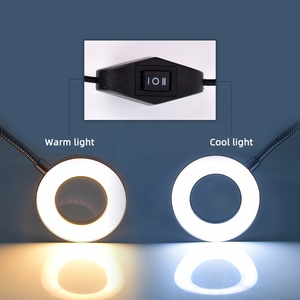 Lampada da Tavolo Portatile con Clip, Ricaricabile USB, Luce da Scrivania Dimmerabile, Perfetta <span class=keywords><strong>per</strong></span> Lettura Notturna, Tatuaggio <span class=keywords><strong>Sopracciglia</strong></span>, Nail Art, Bellezza e <span class=keywords><strong>Trucco</strong></span> - Product Image 2