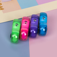 Retour à l'école 2 en 1 innovatrices de rouleau de forme de gomme unique trou taille-crayon avec gomme