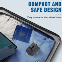 Adaptateur de voyage universel, prise internationale mondiale 110-250V, chargeur USB C PD multi-ports, logo personnalisé