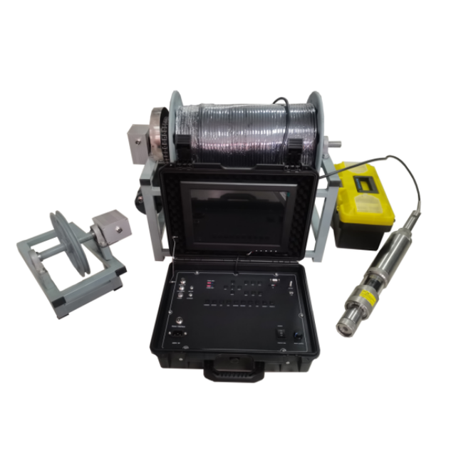 Focus Adjustable Model 360 Degree 73 mm Dual Cameras Full View 100-1500 m Depth Waterproof Deep Water Well Borehole Camera