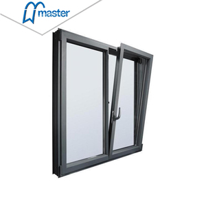 Marco de aluminio antihurricane NFRC, plegable, deslizante, doble cristal, acristalado, inclinación y giro de ventana para <span class=keywords><strong>casa</strong></span> - Product Image 2