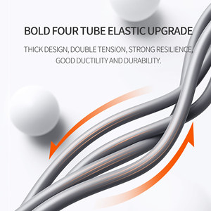 4 ống kháng ban nhạc đàn hồi kéo dây bụng tập thể dục Sit-up Pedal pullers Tummy đàn hồi kháng - Product Image 3