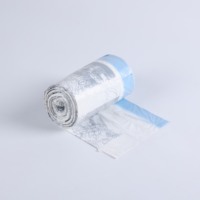 Sacs poubelles à cordon personnalisés avec logo, durables, thermoscellables, impression par tampographie, marquage à chaud, en PEHD, jetables, pour usage domestique