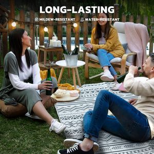 Giá rẻ giá không thấm nước ngoài trời Mat tái chế bền <span class=keywords><strong>Polypropylene</strong></span> Patio thảm - Product Image 3