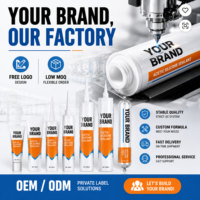 Fabricant direct d'usine de mastic silicone acétique GP – Étanchéité pour verre, blanc, noir, transparent pour projets – Mastic silicone