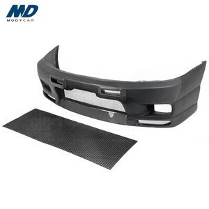 Parachoques Delantero Estilo <span class=keywords><strong>Nismo</strong></span> de Media Fibra de Carbono para <span class=keywords><strong>Nissan</strong></span> <span class=keywords><strong>R33</strong></span> <span class=keywords><strong>GTR</strong></span> 1995-1998 - Product Image 1