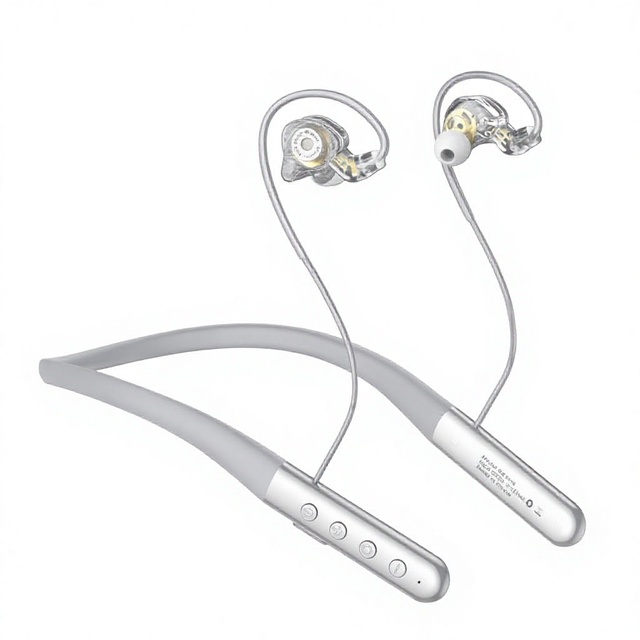 Hi-Fi Sound Over-ear Noise-canceling for Headphones Waterproof Design Long Battery Life Metal Silicone
