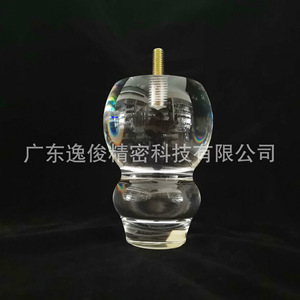 Transparent Gourd Shaped <b>Sofa</b> <b>Legs</b> Acrylic Heavy Duty Contemporary Design <b>For</b> Living Room Furniture - Product Image 1