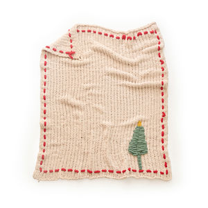 YIRUIO 2025 New Design Super Cute 100% Polyester Jacquard Knitted <b>Throw</b> <b>Blanket</b> 130x160cm Machine Washable for Christmas - Product Image 6