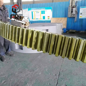Crémaillère à engrenages cylindriques en acier moulé du Henan, non standard, à grand module, segment d'arc forgé pour transmission par fraisage - Product Image 5