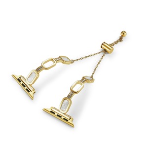 Moda mujer cadena de oro Metal <span class=keywords><strong>Acero</strong></span> <span class=keywords><strong>inoxidable</strong></span> pulsera Smartwatch Correa reloj pulsera banda para <span class=keywords><strong>Apple</strong></span> <span class=keywords><strong>Watch</strong></span> - Product Image 2