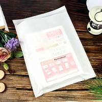 Papier ciré glassine 40g, thermoscellable sur trois côtés, auto-adhésif, biodégradable, semi-transparent, blanc, pour sac intérieur de vêtements