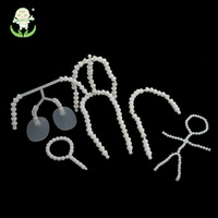 Grossistes Accessoires pour jouets pelucheux Corps Squelette Joint POM Squelette blanc pour jouets en peluche crochet et peluche