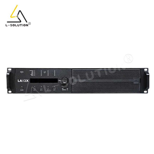 LA12XDJ Power Amplifier 4-Channel Professional Stage Master Class Power Amplifier
