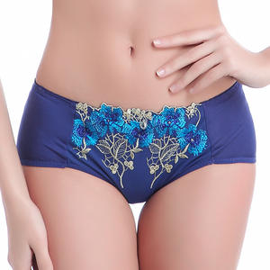 Ropa Interior Bordada con Diseño Floral Chino, Bragas para Mujer, Conjunto de Ropa Interior a Juego, Venta Caliente del Fabricante - Product Image 3