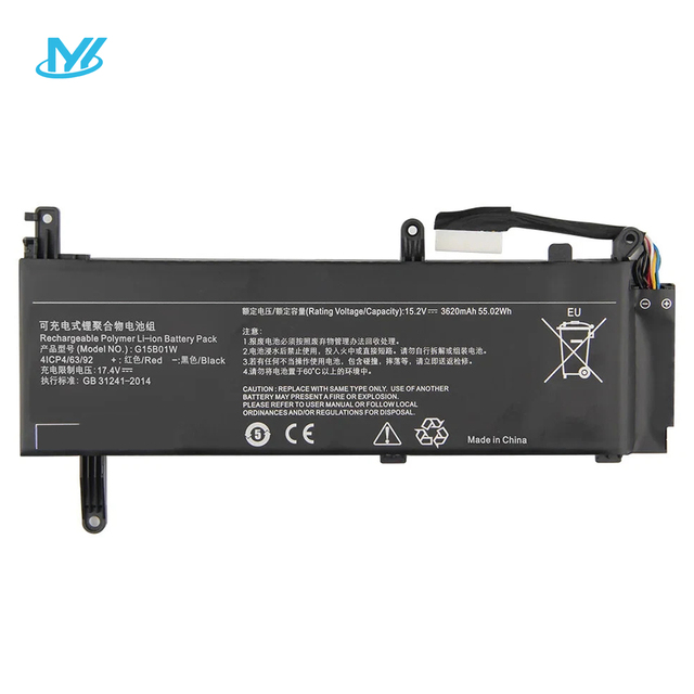 MYiYAE G15B01W Laptop Battery for Xiaomi Gaming 15.6'' 7300HQ GTX1050 GTX1060 1050Ti 1060 171502-A1 G15BO1W Series