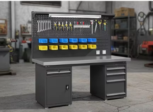 Armoire à outils en métal moderne robuste personnalisable, 3 tiroirs, rangement antistatique, capacité de charge de 1000 kg, multifonctionnelle pour <span class=keywords><strong>garage</strong></span> - Product Image 2