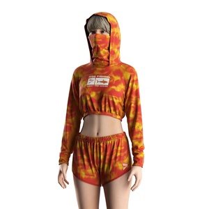 Haut court de pêche respirant pour femme avec protection solaire UPF50+, tissu anti-humidité et construction légère - Product Image 1