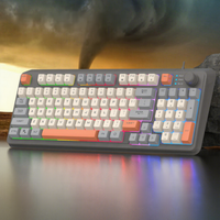 Clavier de jeu K82 à membrane rétroéclairé par LED, filaire USB, en ABS, pour PC de bureau, bureaux et usage domestique