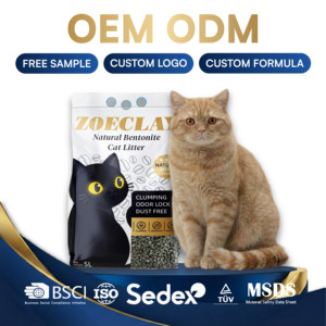 MSDS ISO-gecertificeerd Gratis Ontwerp Koffie Appel Lavendel Babypoeder 5L 10L 20L Bulk Kattenbakvulling Groothandel Makkelijk te scheppen - Product Image 1