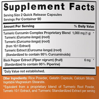 Capsules de curcuma et de curcumine OEM ODM, complément de curcuma et de curcumine avec du poivre noir pour une absorption maximale, soutien articulaire végétalien