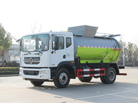 Dongfeng Nouvelle Condition Transmission Manuelle Diesel Camion de Collecte des Ordures Cuisine Compacteur de Poubelle Moteur à benne à toit ouvert