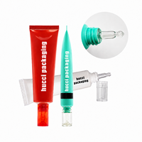 Tube cosmétique en plastique personnalisé D19 15ml-50ml pour emballage d'huile pour cuticules, sérum pour les yeux, essence avec embout compte-gouttes