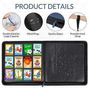 Reliure de cartes à collectionner en cuir PU 12 poches TCG Pokemoned pour le stockage - Product Image 6