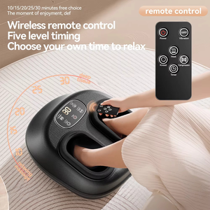 Masajeador de Pies y Piernas Inalámbrico de Cobertura Completa con Control Remoto, Color Azul Oscuro, Máquina de Rehabilitación Deportiva - Product Image 3